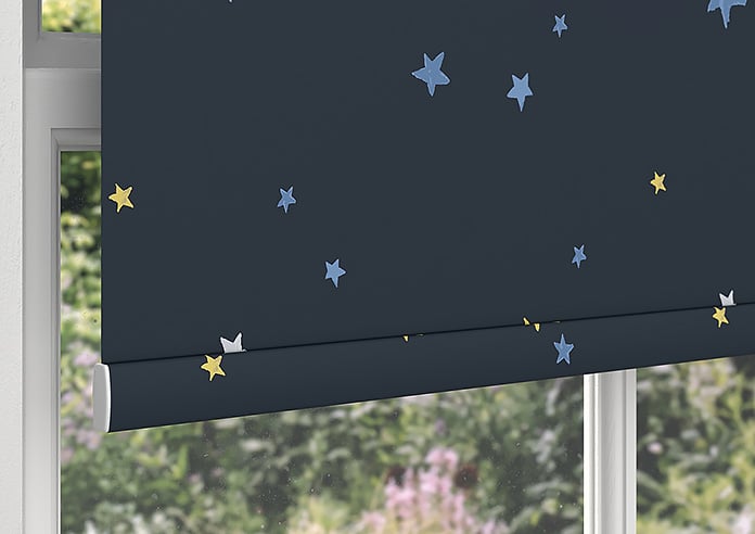Laura Ashley Painterly Stars, Midnight - Roller Blind - Image 4